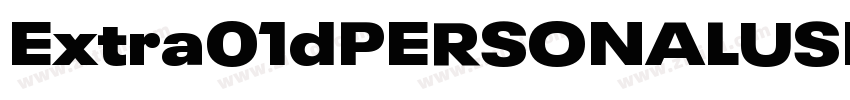 Extra01dPERSONALUSE 字体转换